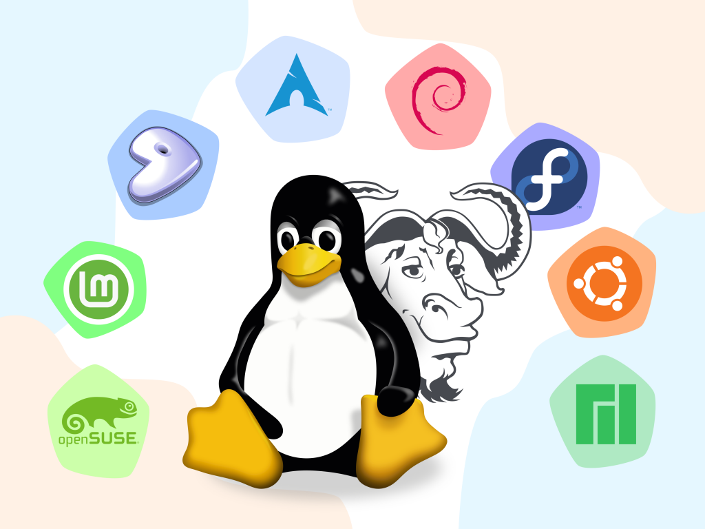 Logos distributions GNU Linux